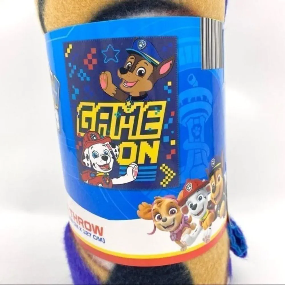 Nickelodeon Paw Patrol Fleece Throw Blanket New